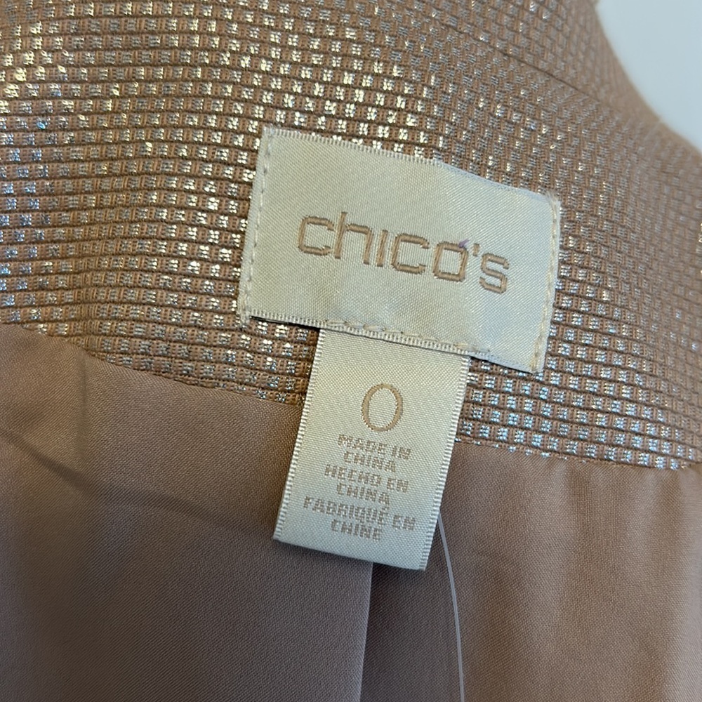 Chicos’s Glimmering Blush Blazer - Picture 11 of 13